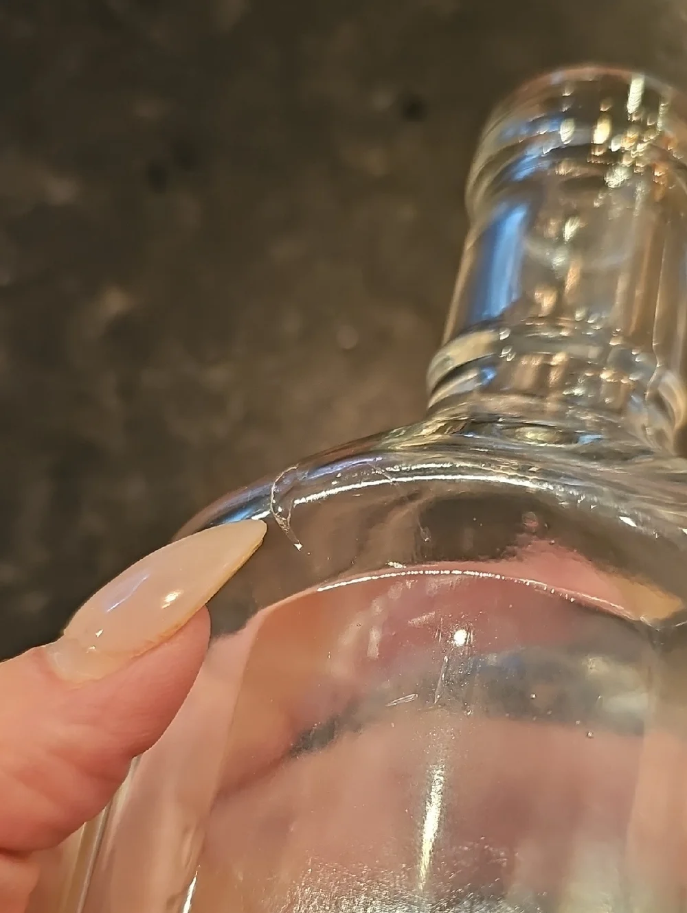 Antique 1920s-30s Porter's Pain King Clear Glass Bottle